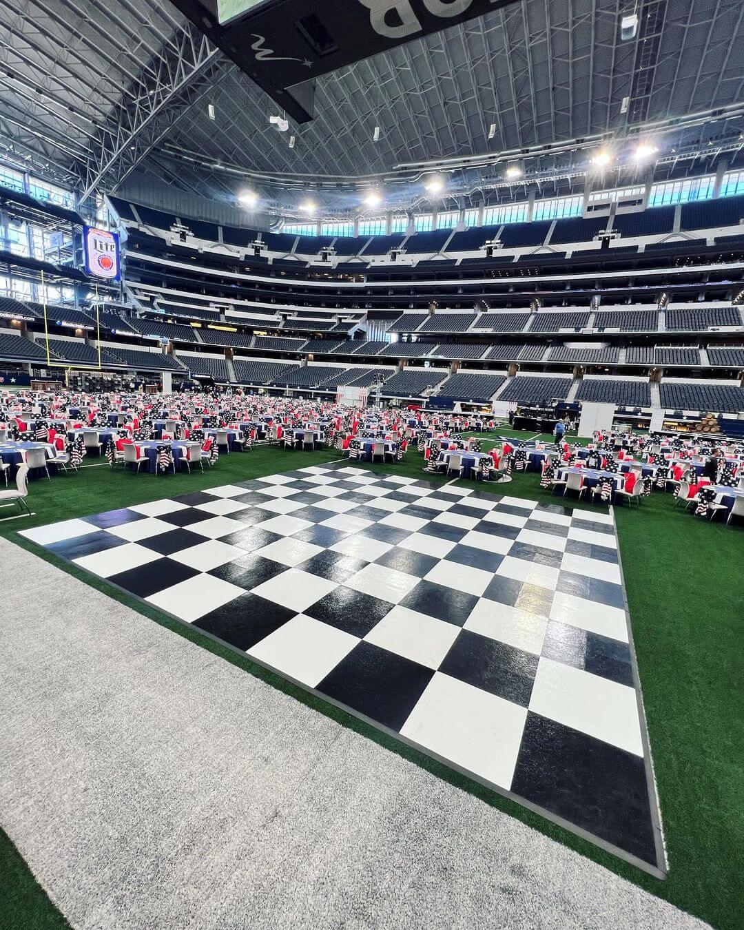 led dance floor in Dallas