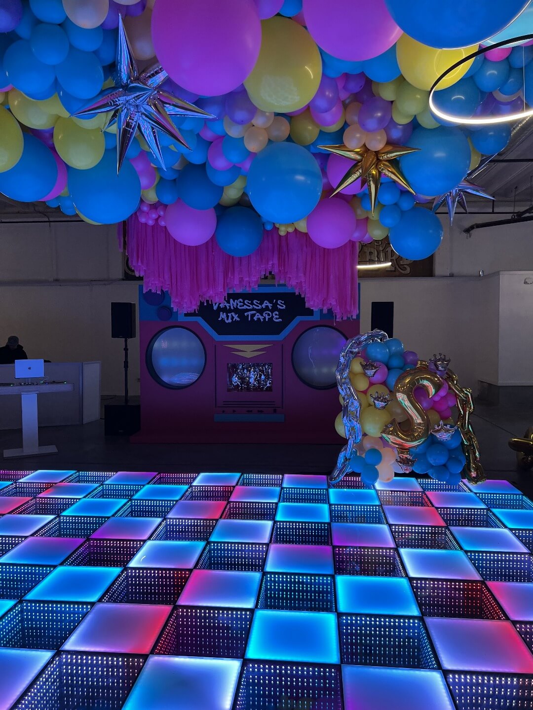 led dance floor rental in Dallas